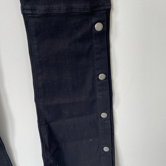 DON'T CRY MILAN Jeans Womens Jessica Flare Jeans in Black size 25 NWT - Picture 6 of 8